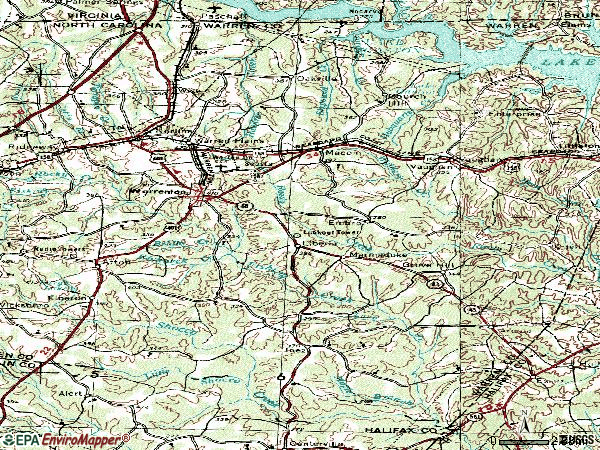 Zip code 27589 topographic map