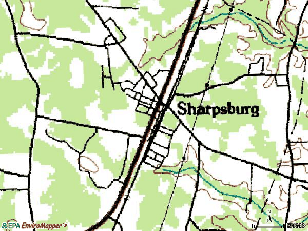 Zip code 27878 topographic map