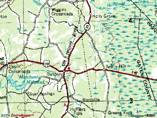 Zip code 27979 topographic map