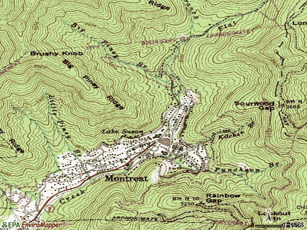 Zip code 28757 topographic map