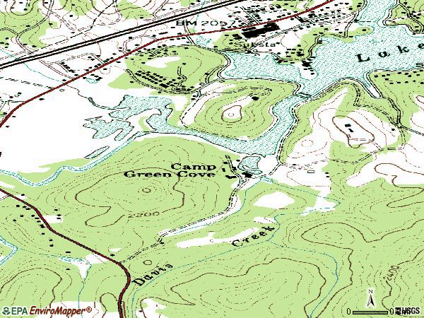 Zip code 28784 topographic map