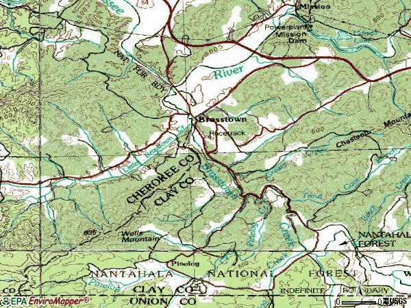 Zip code 28902 topographic map