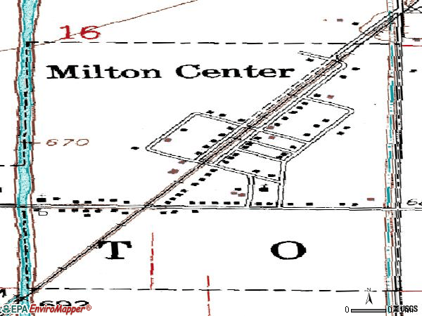 Zip code 43541 topographic map