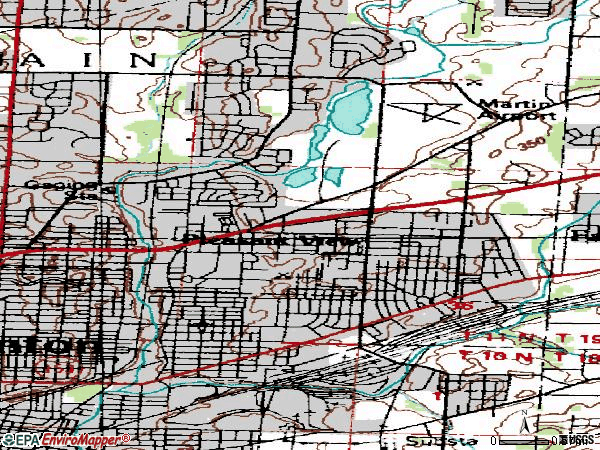 Zip Code Map Canton Ohio United States Map