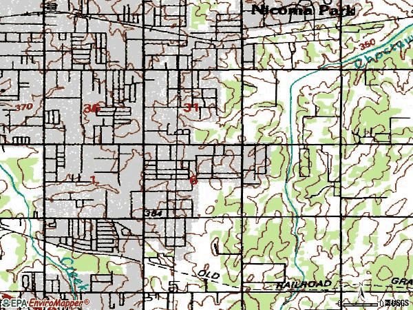 Zip code 73130 topographic map
