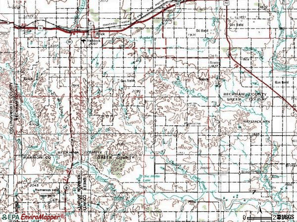 Zip code 00736 topographic map