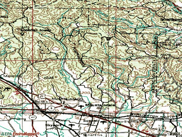 Zip code 97133 topographic map