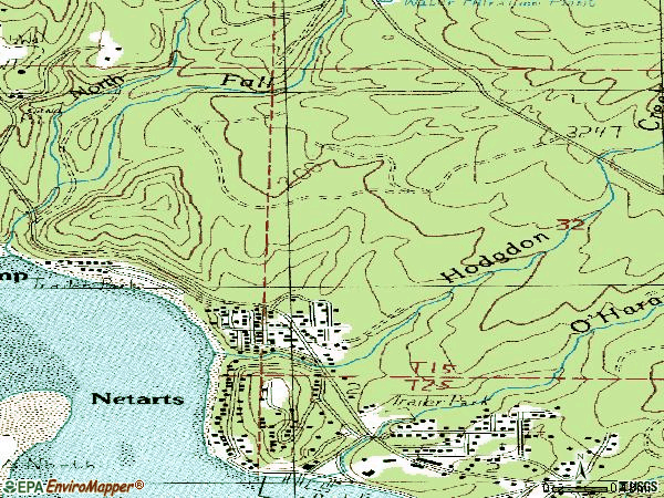 Zip code 97143 topographic map
