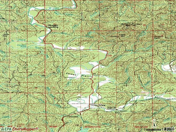 Zip code 97380 topographic map