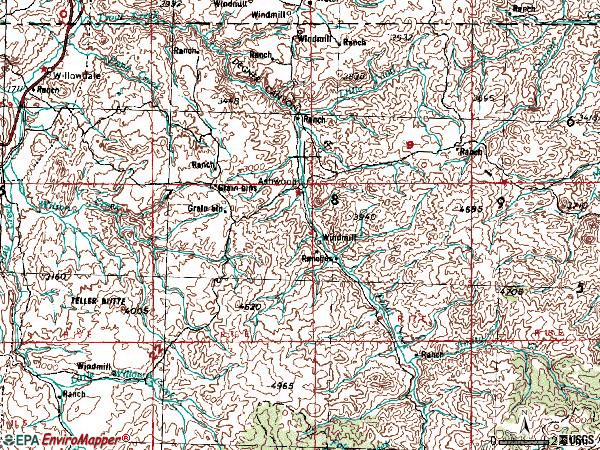 Zip code 97711 topographic map