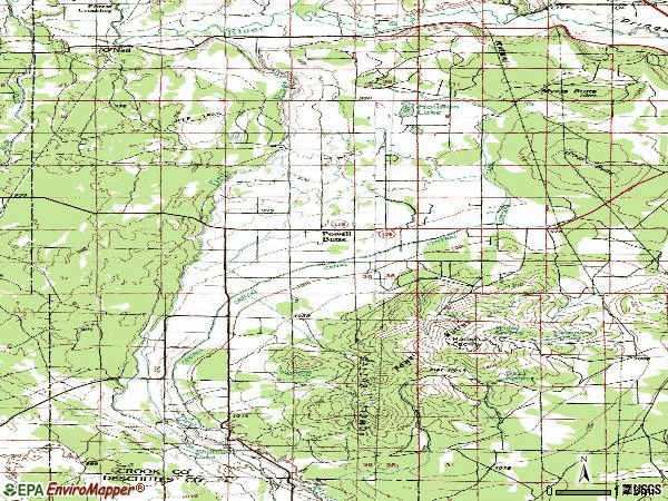 Zip code 97753 topographic map
