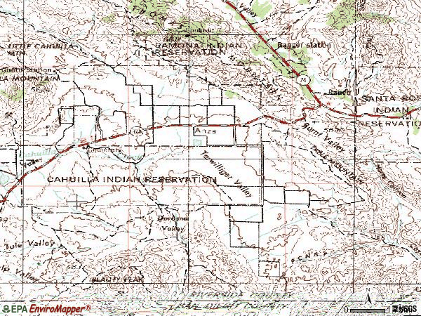 Zip code 92539 topographic map