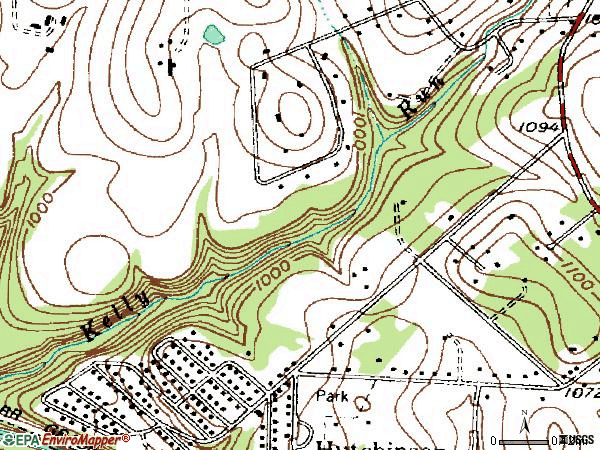 Zip code 15640 topographic map