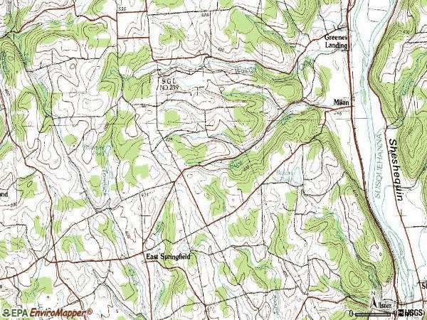 Zip code 18831 topographic map