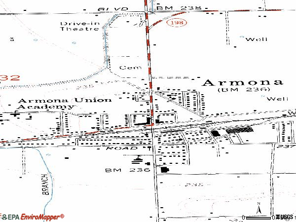 Zip code 93202 topographic map