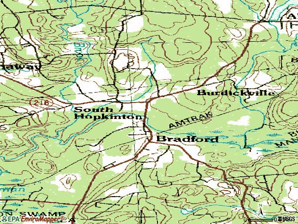 Zip code 02808 topographic map