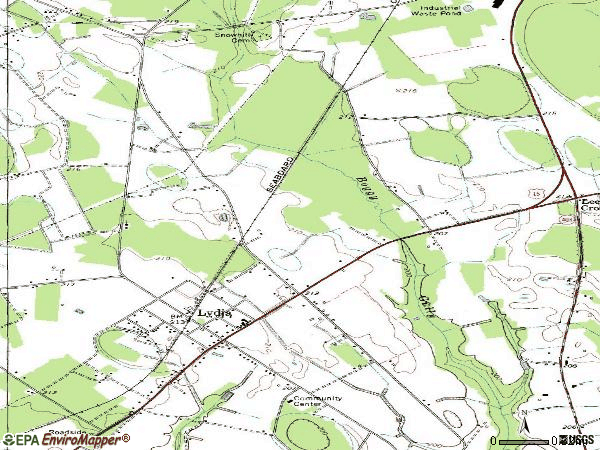 Zip code 29079 topographic map