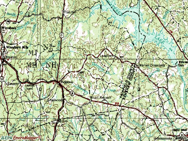 Zip code 29130 topographic map