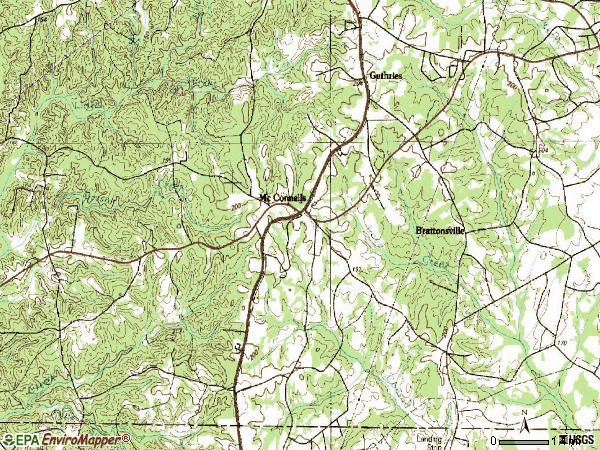 Zip code 29726 topographic map
