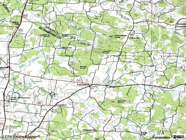 Zip code 37085 topographic map