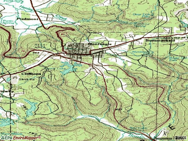 Zip code 37356 topographic map
