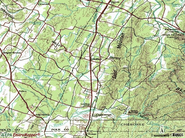 Zip code 37362 topographic map