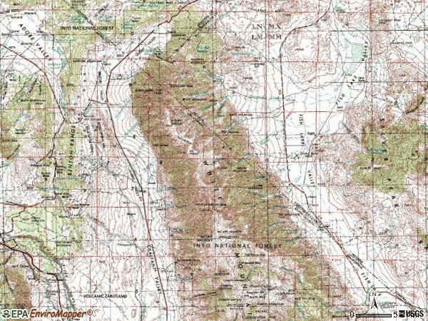 Zip code 93512 topographic map