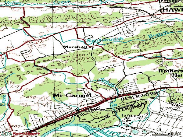 Zip code 37645 topographic map