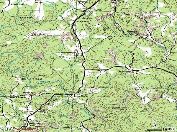 Zip code 37755 topographic map