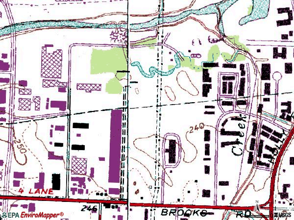 Zip code 38131 topographic map