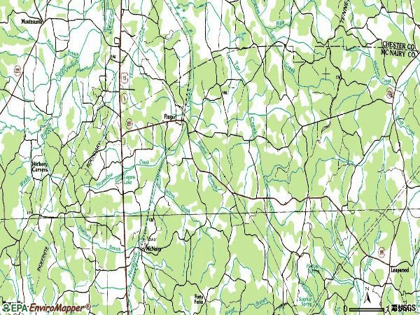 Zip code 38334 topographic map