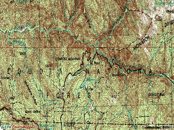 Zip code 93628 topographic map