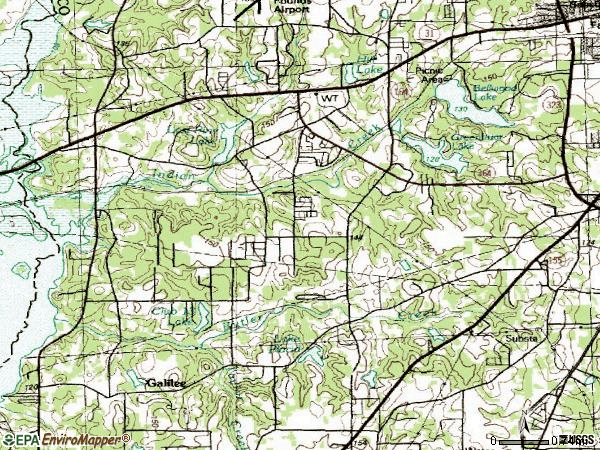 Zip code 75709 topographic map