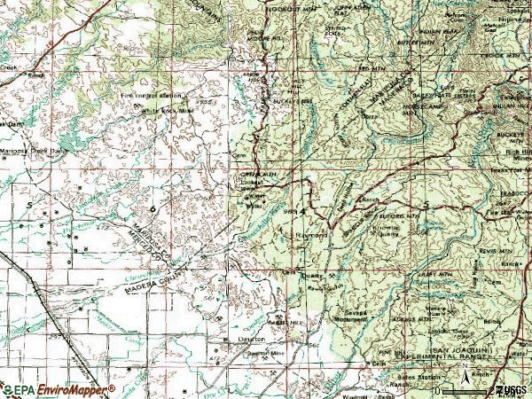 Zip code 93653 topographic map