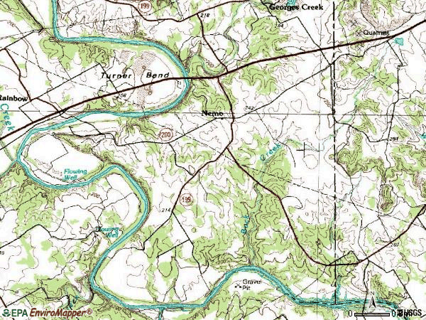 Zip code 76070 topographic map