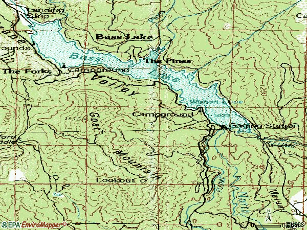 Zip code 93669 topographic map
