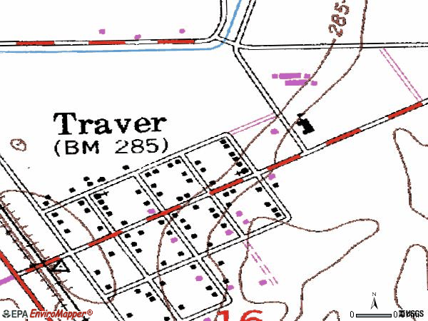 Zip code 93673 topographic map
