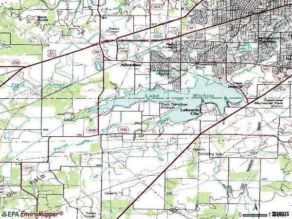 Wichita Falls Tx Zip Code Map