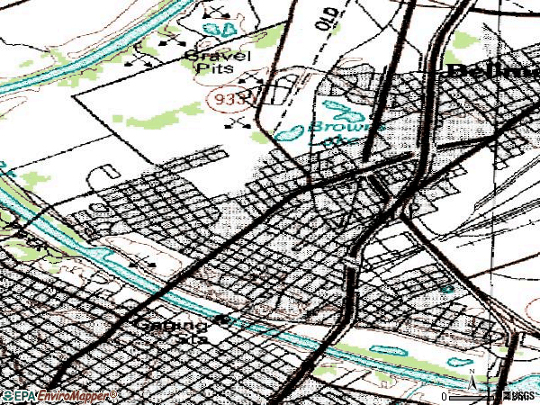 Zip code 76704 topographic map