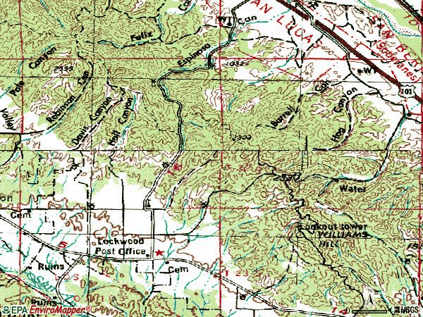 Zip code 93932 topographic map