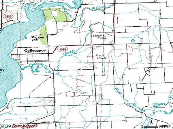 Zip code 77428 topographic map