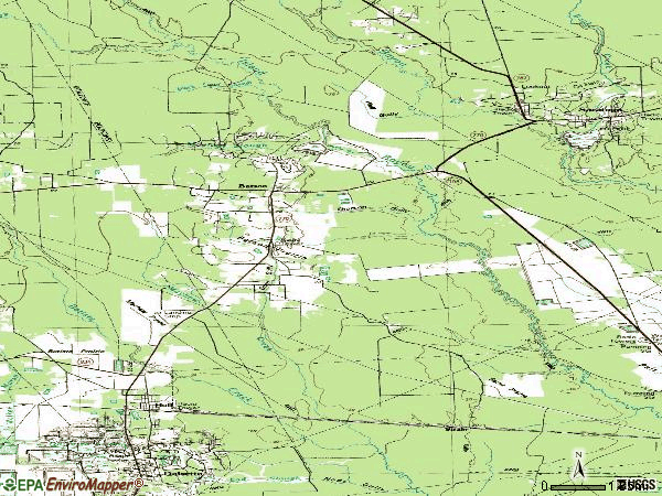 Zip code 77519 topographic map