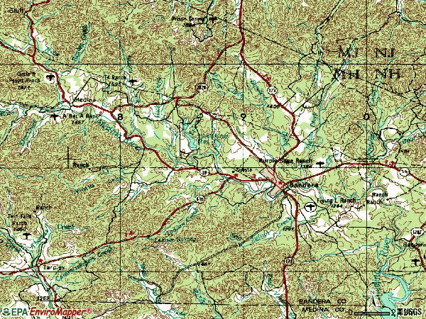 Zip code 78003 topographic map