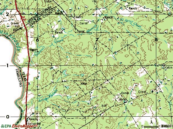 Zip code 78067 topographic map