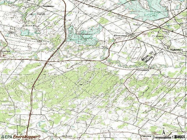 Zip code 78112 topographic map