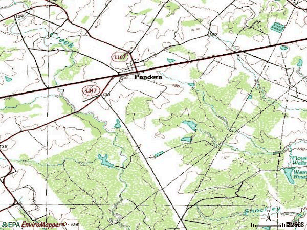 Zip code 78143 topographic map