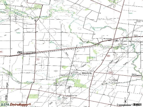 Zip code 78330 topographic map