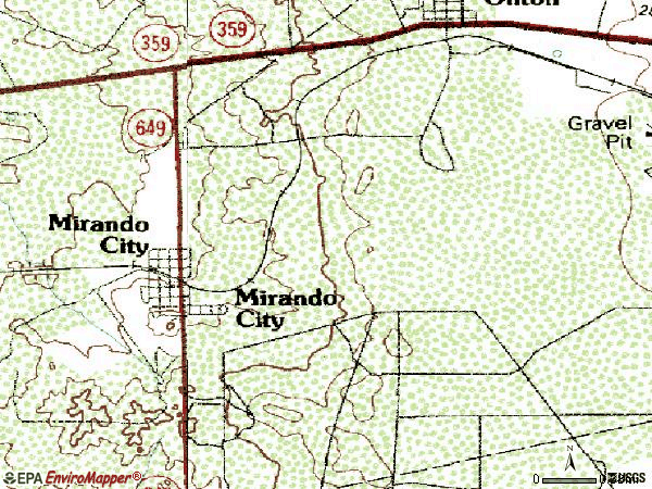 Zip code 78369 topographic map