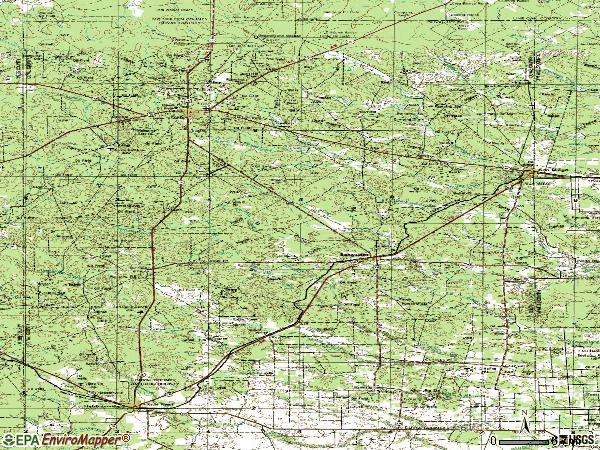 Zip code 78384 topographic map