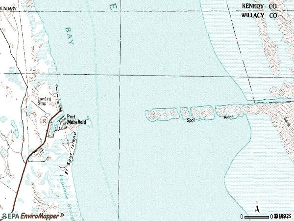 Zip code 78598 topographic map
